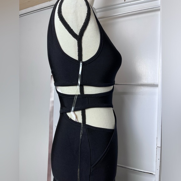 House of CB Miya Black Bandage Cut Out Dress S - Picture 9 of 9